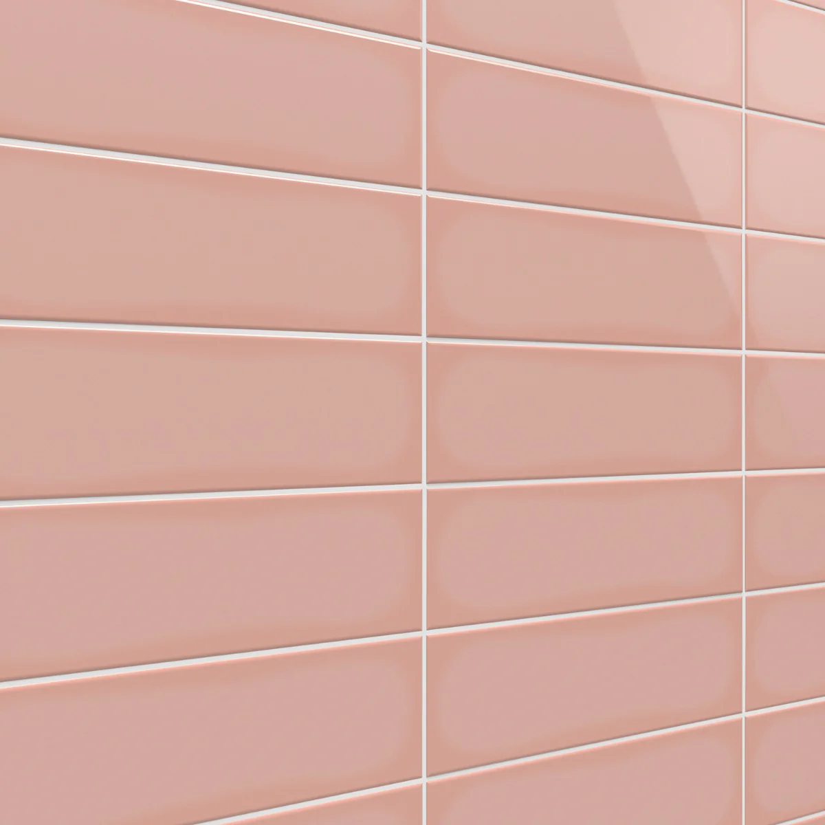 Lux Tile Park Hill Pink 4x12 Polished Porcelain Subway Tile - Image 7