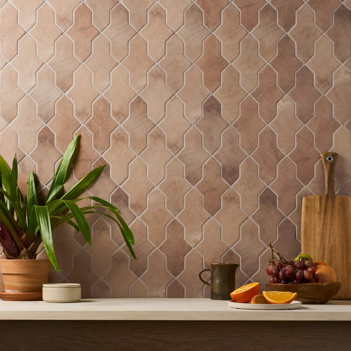 Lux Tile Parma Cruz Cotto Brown 5x8 Matte Porcelain Tile