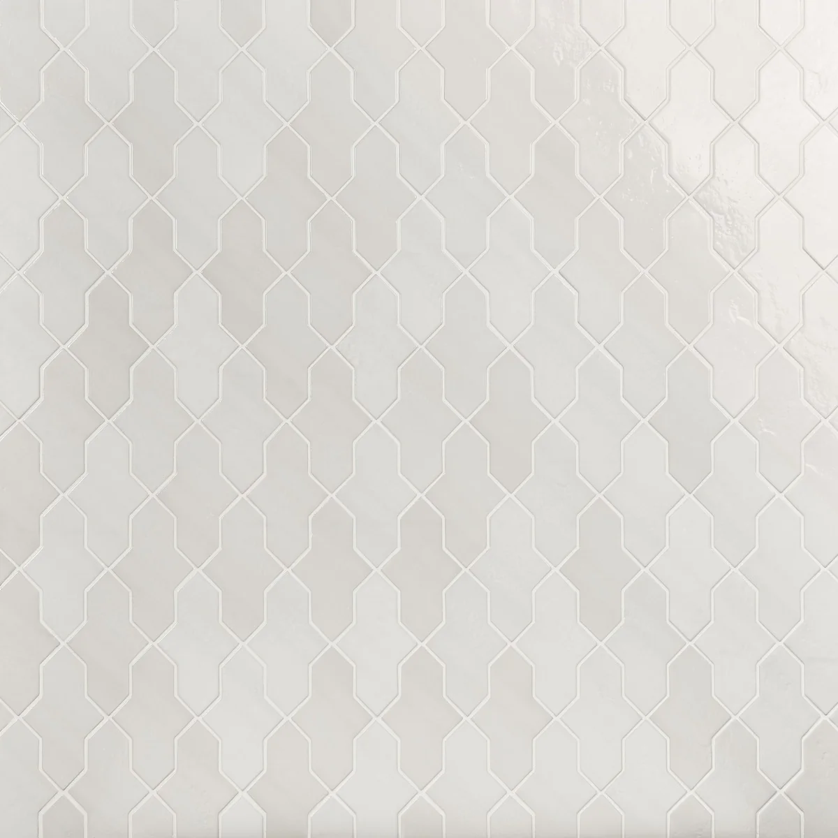 Lux Tile Parma Cruz White 5x8 Polished Porcelain Tile - Image 3