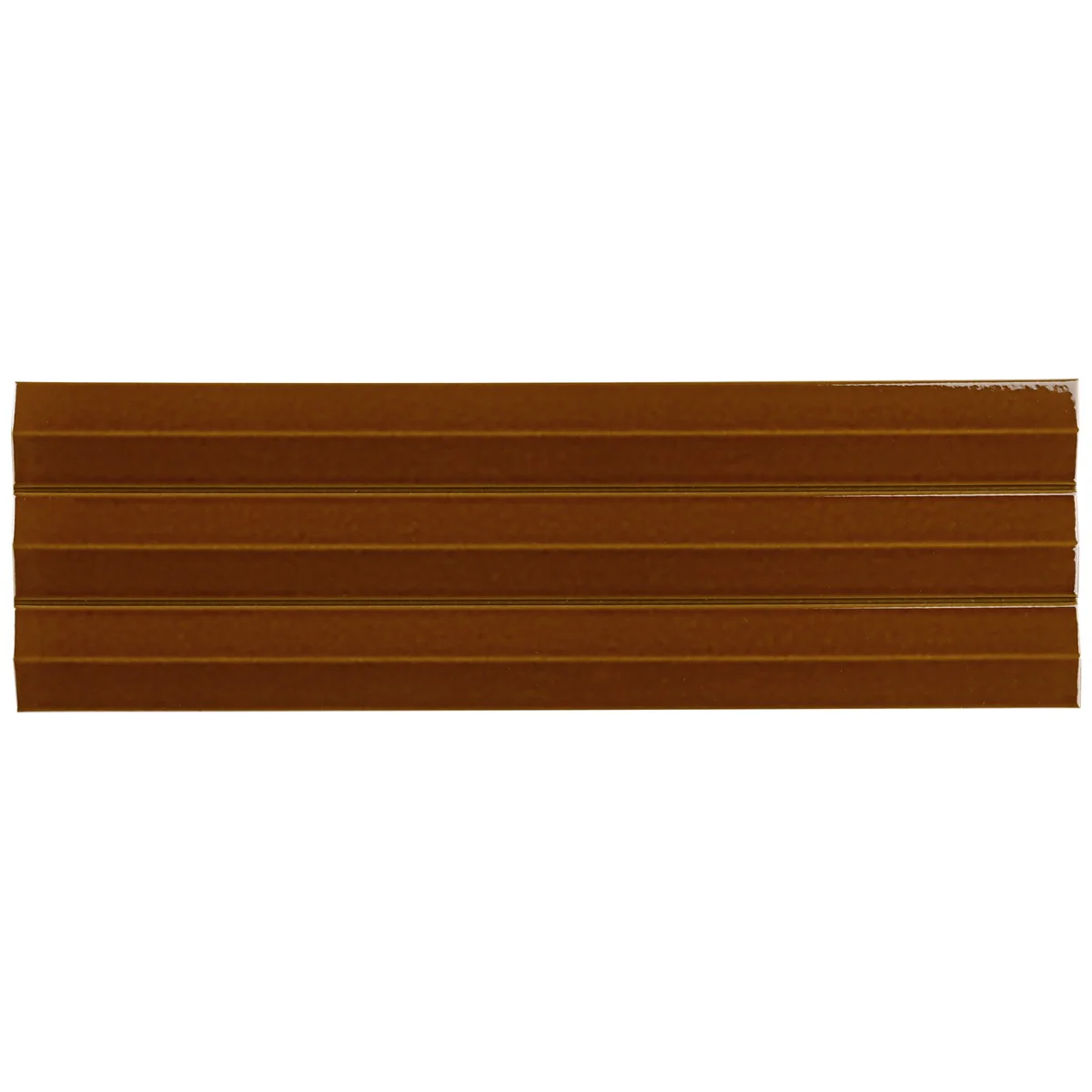 Lux Tile Ponto Ochre Yellow Fluted 5x16 3D Polished Porcelain Wall Tile - Image 9