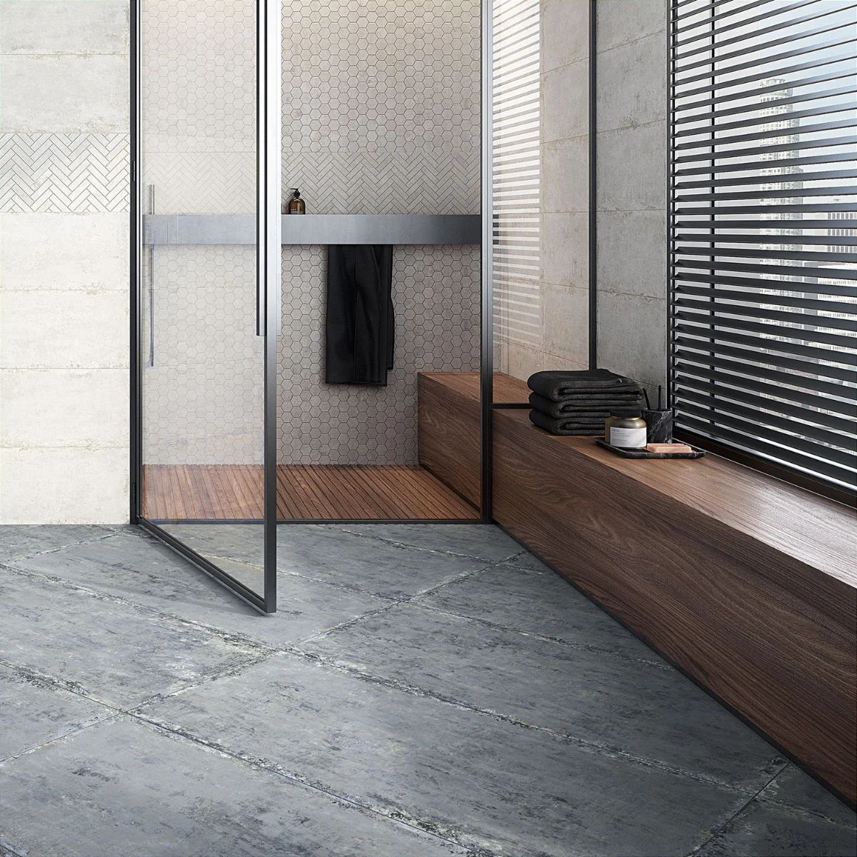 Lux Tile Portrait Ocean Blue 24x48 Matte Porcelain Tile - Image 9