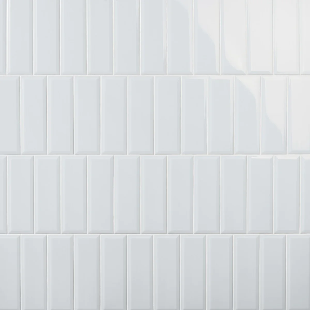 Lux Tile Rise Ice Blue 4x12 Beveled Glossy Ceramic Subway Tile - Image 5
