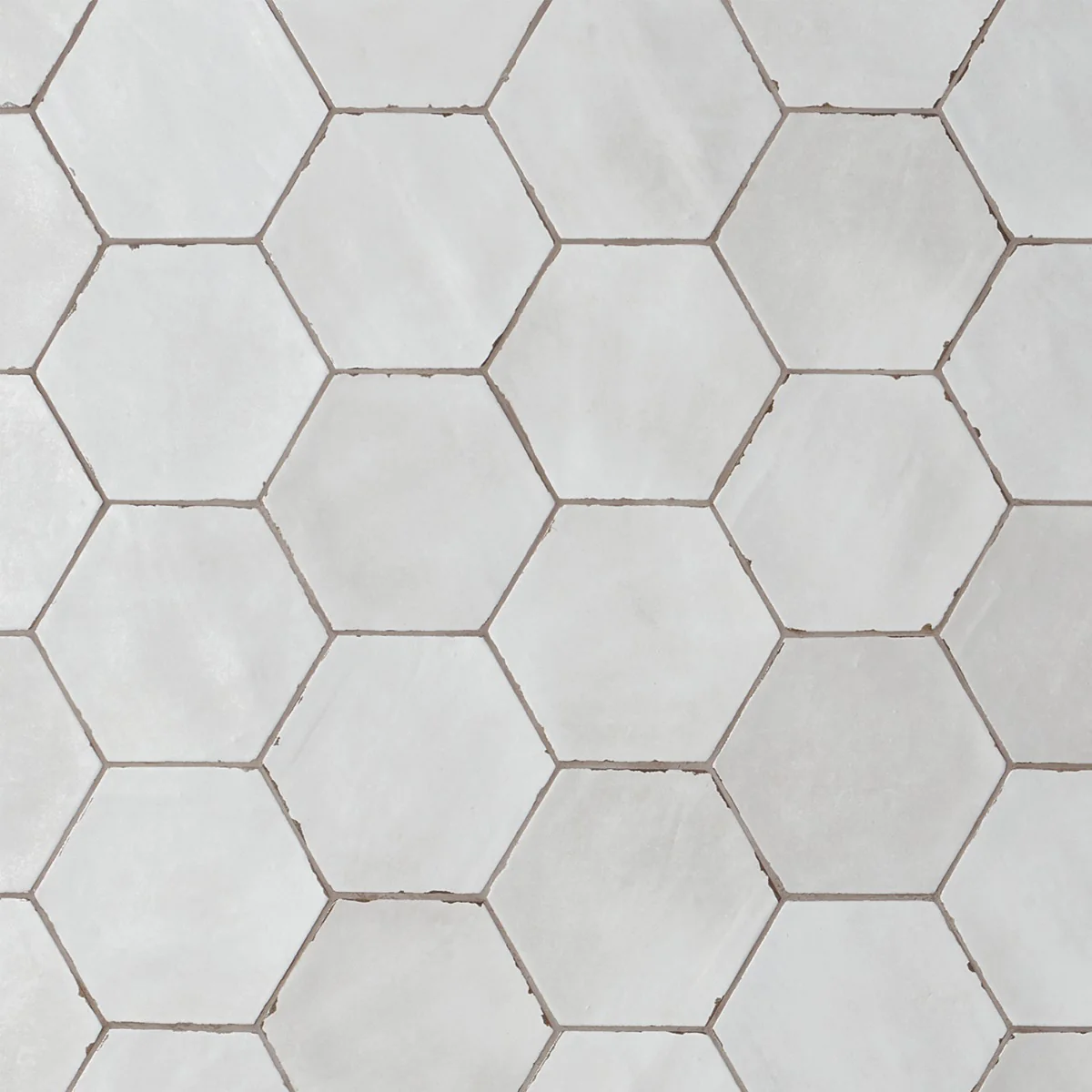 Lux Tile Sasha Hex Gray Matte Porcelain Tile 6" - Image 3