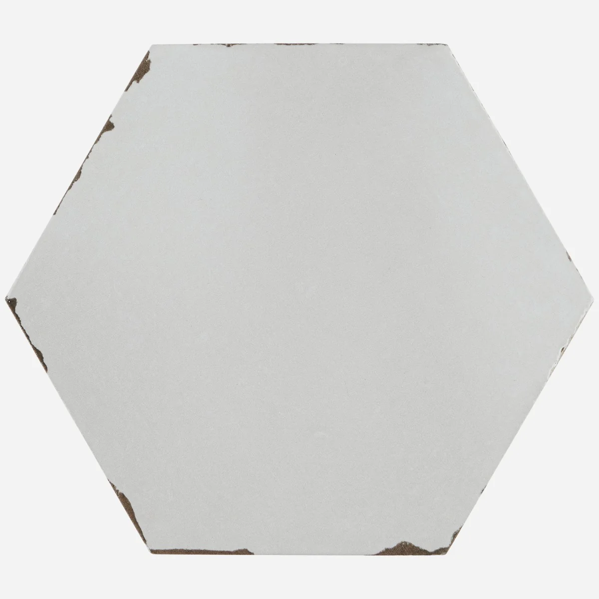 Lux Tile Sasha Hex Gray Matte Porcelain Tile 6" - Image 4