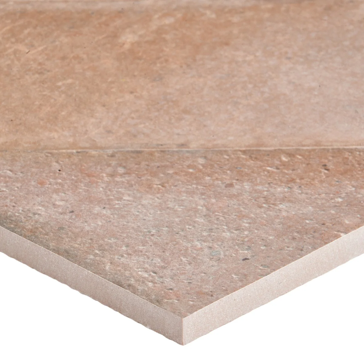 Lux Tile Sculpt Cotto Brown Chevron Porcelain Tile 24x48 - Image 8