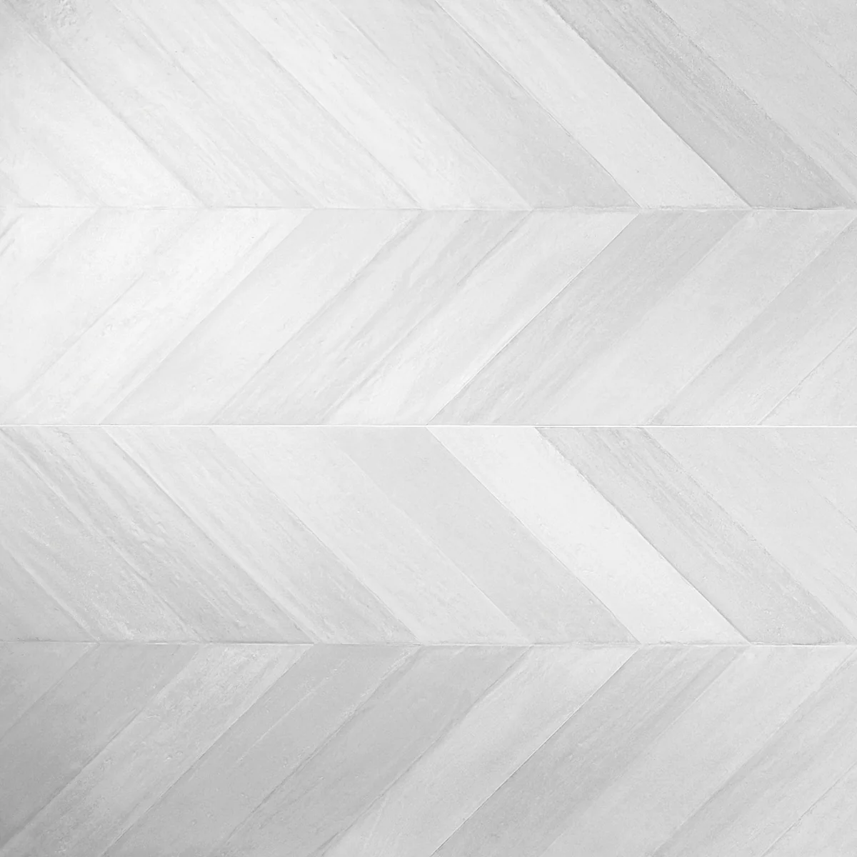 Lux Tile Sculpt White Chevron 24x48 Natural Porcelain Tile - Image 2