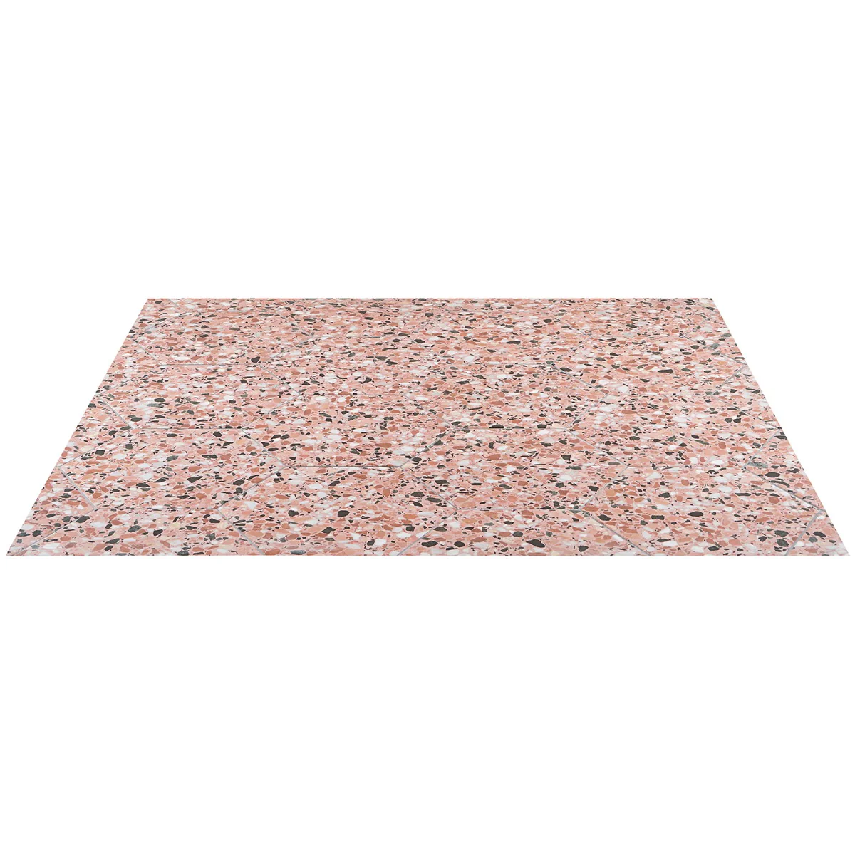 Lux Tile Six Hexagon Earth Pink 12.5" Terrazzo Look Matte Porcelain Tile - Image 8