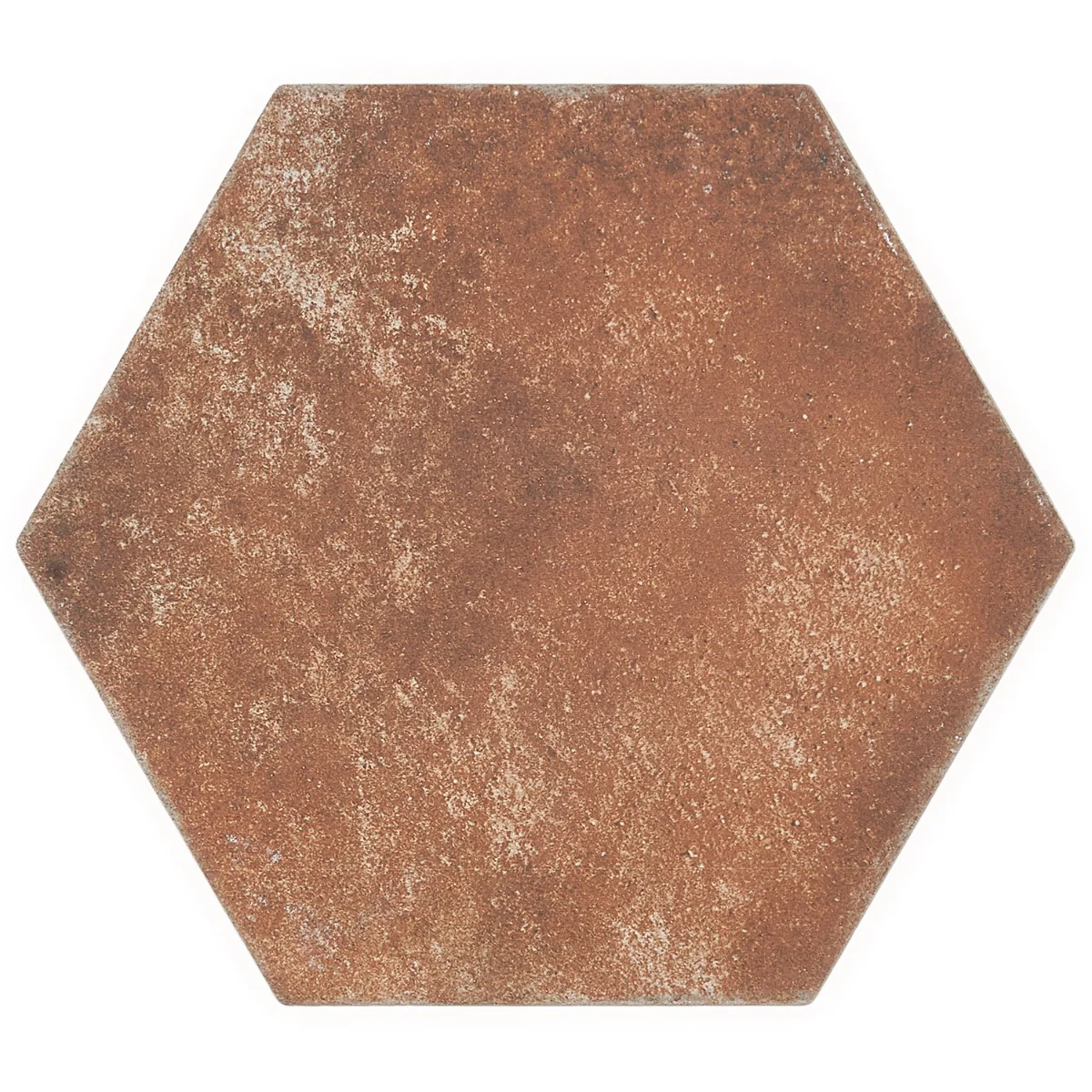 Lux Tile Terra Pompeii Marron 8" Hexagon Matte Porcelain Tile - Image 3