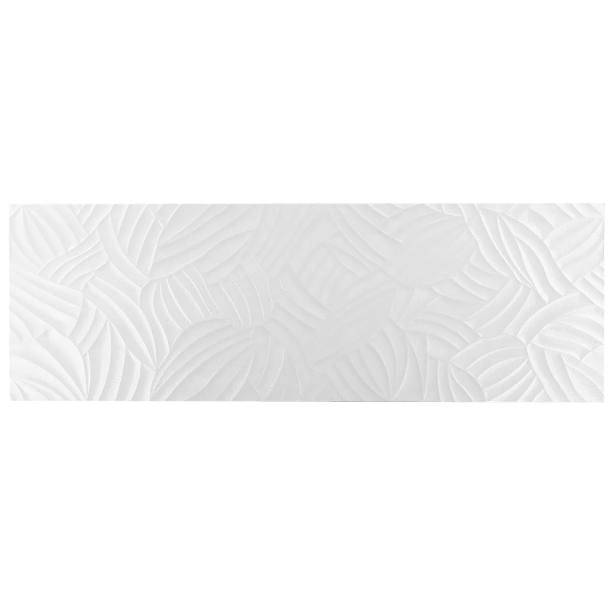 Lux Tile Wonderland Garden White 12x36 Polished Ceramic Wall Tile - Image 3