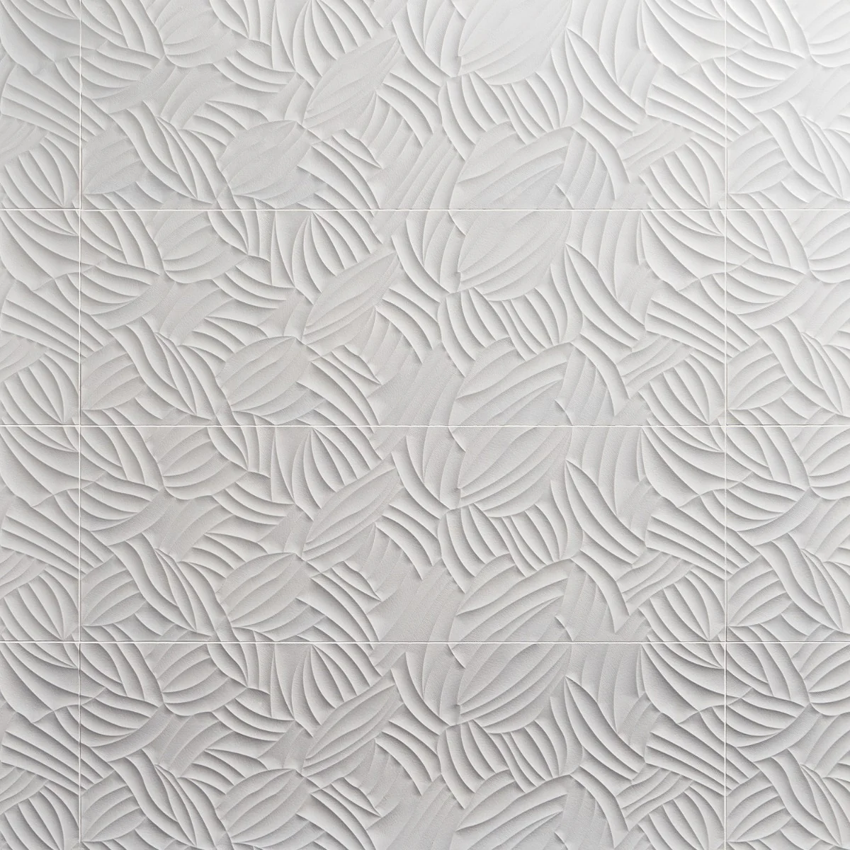 Lux Tile Wonderland Garden White 12x36 Polished Ceramic Wall Tile - Image 4