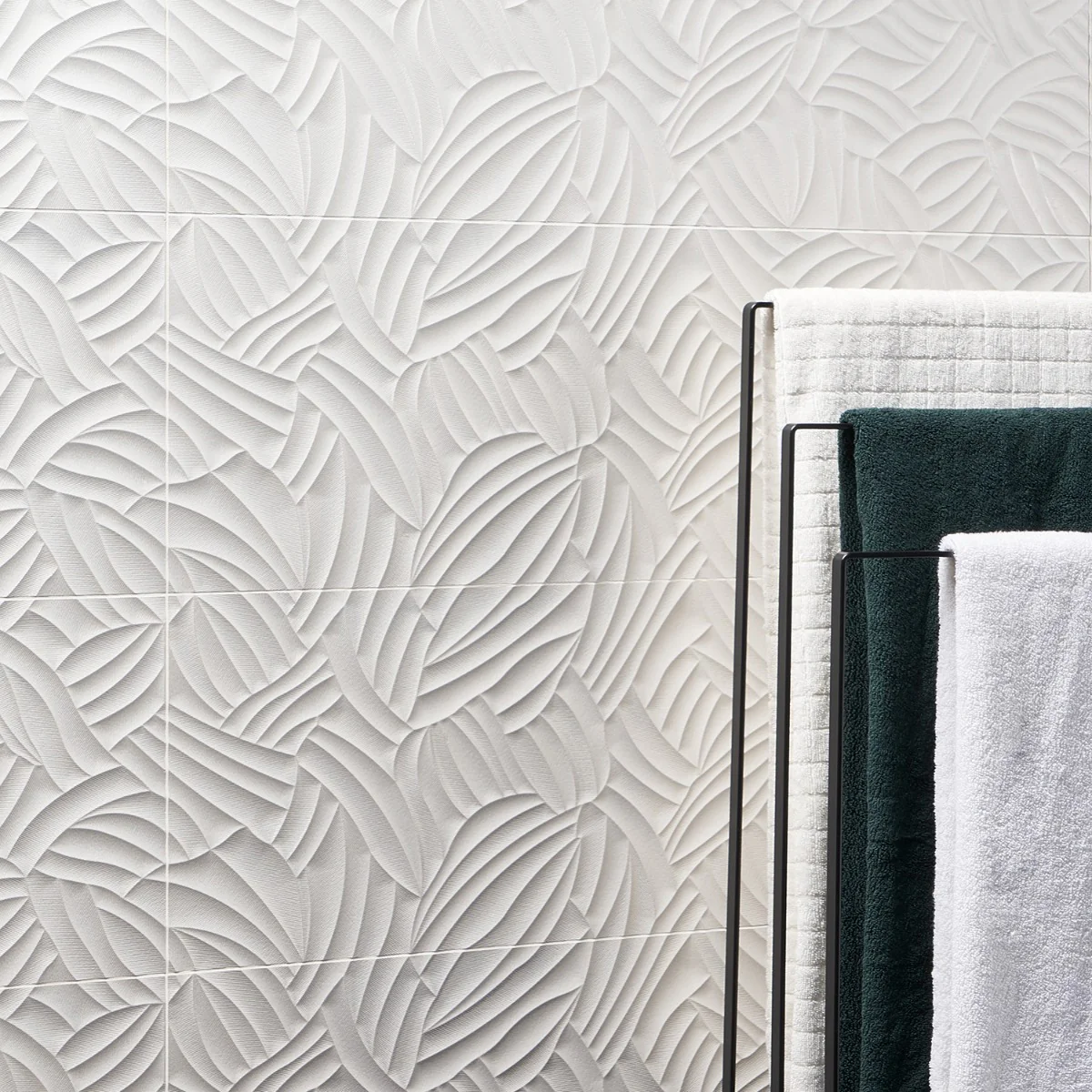 Lux Tile Wonderland Garden White 12x36 Polished Ceramic Wall Tile - Image 8