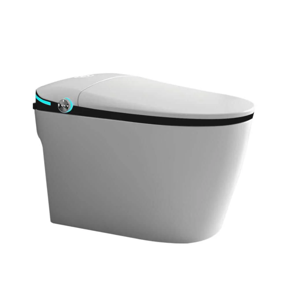 Luxury Smart Toilet with Bidet and Deodorizing Features - 1.28 GPF, White