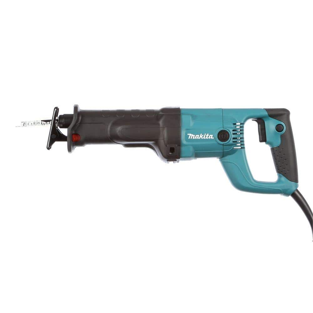 Makita 11 Amp Corded Variable Speed Reciprocating Saw with Wood & Metal Blades and Hard Case (No Lock-On) - Image 2