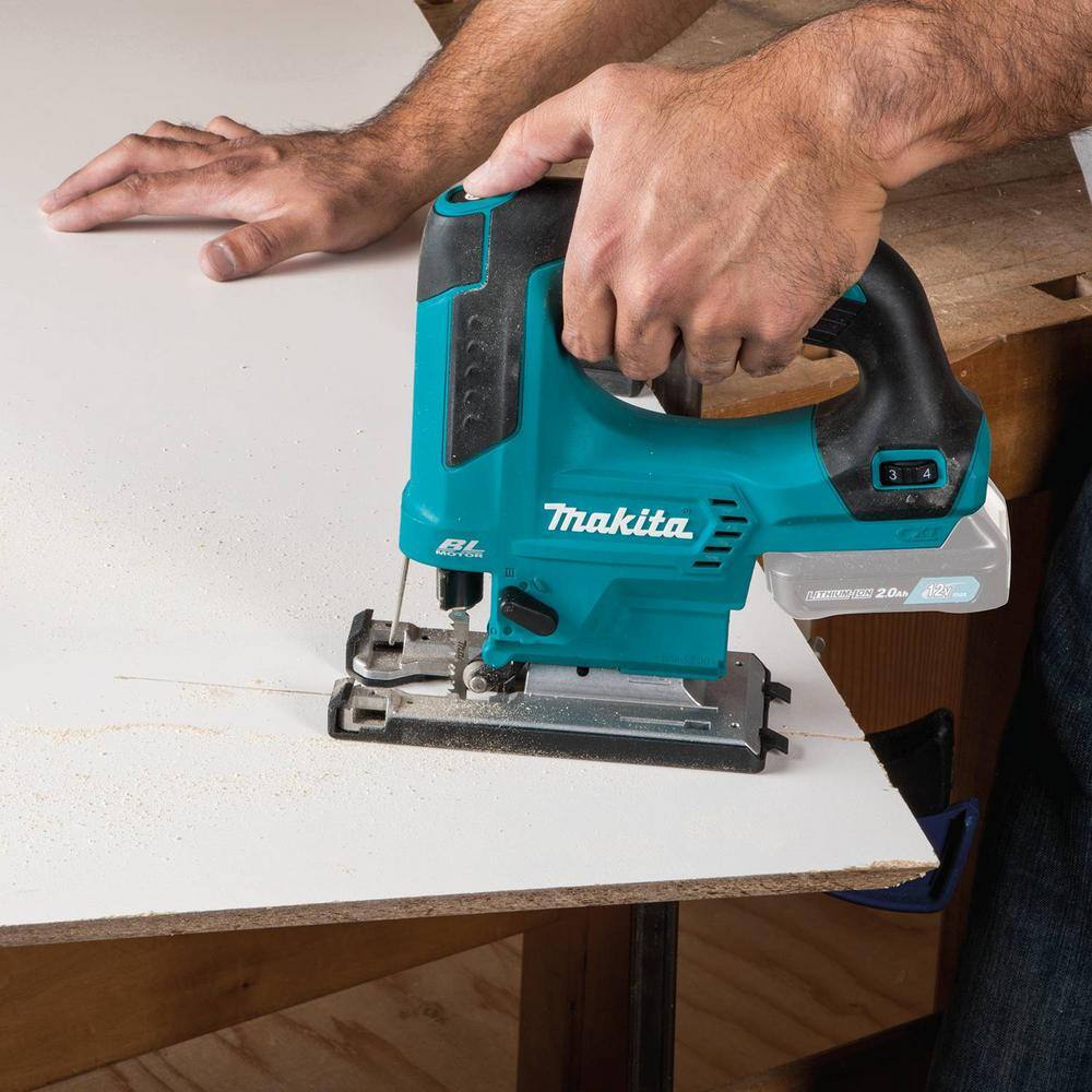 Makita 12V max CXT Lithium‑Ion Brushless Cordless Top Handle Jig Saw (Tool Only) - Image 8