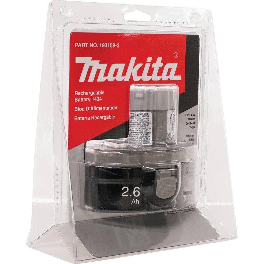 Makita 14.4-Volt Ni-MH Pod Style Battery Pack, 2.6Ah (Model 193158-3) - Image 2