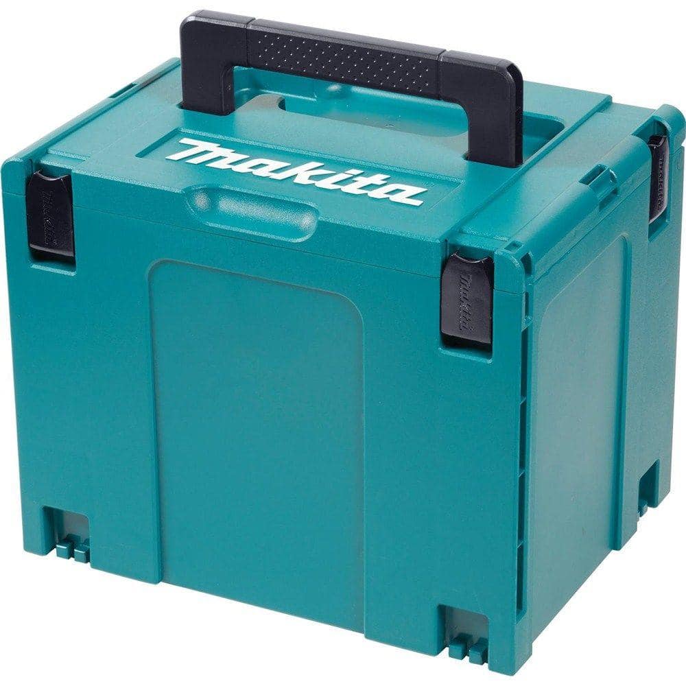 Makita 15.5 in. X-Large Interlocking Tool Box, 12.5 H x 15.5 W x 11.625 D, Teal