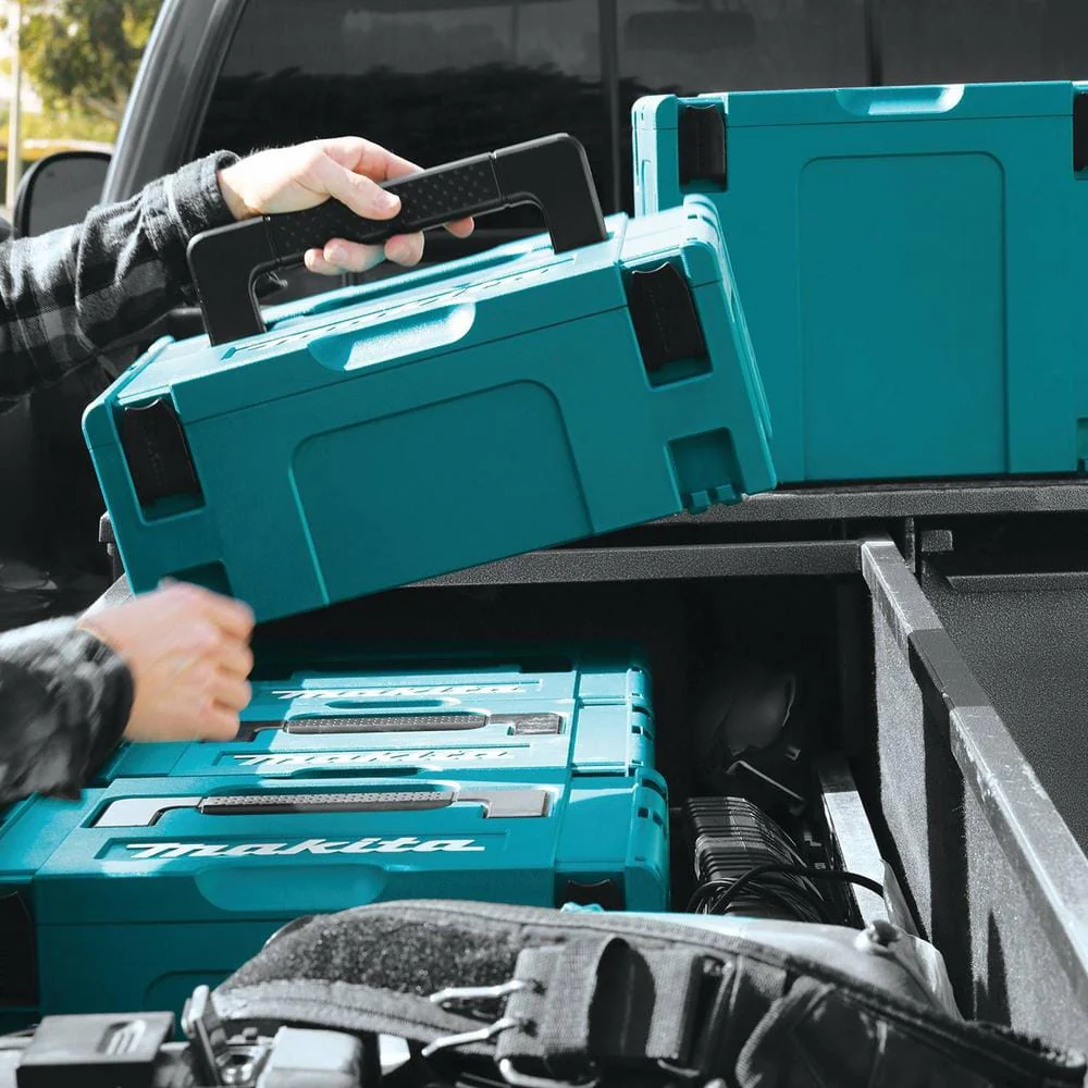 Makita 15.5 in. X-Large Interlocking Tool Box, 12.5 H x 15.5 W x 11.625 D, Teal - Image 8