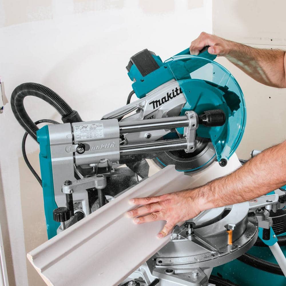 Makita 15 Amp 10 in. Dual Bevel Sliding Compound Miter Saw with Laser - Image 12