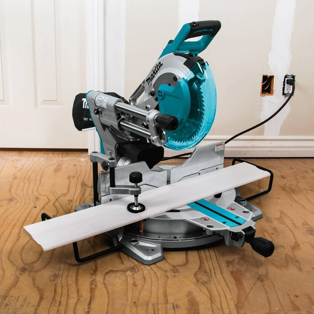 Makita 15 Amp 10 in. Dual Bevel Sliding Compound Miter Saw with Laser - Image 13