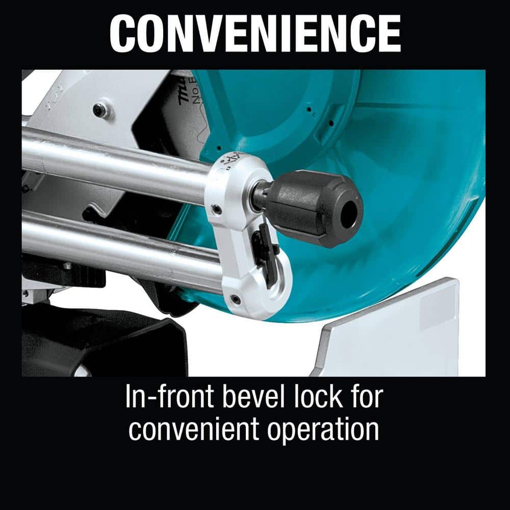 Makita 15 Amp 12 in. Dual-Bevel Sliding Compound Miter Saw with Laser - Image 12