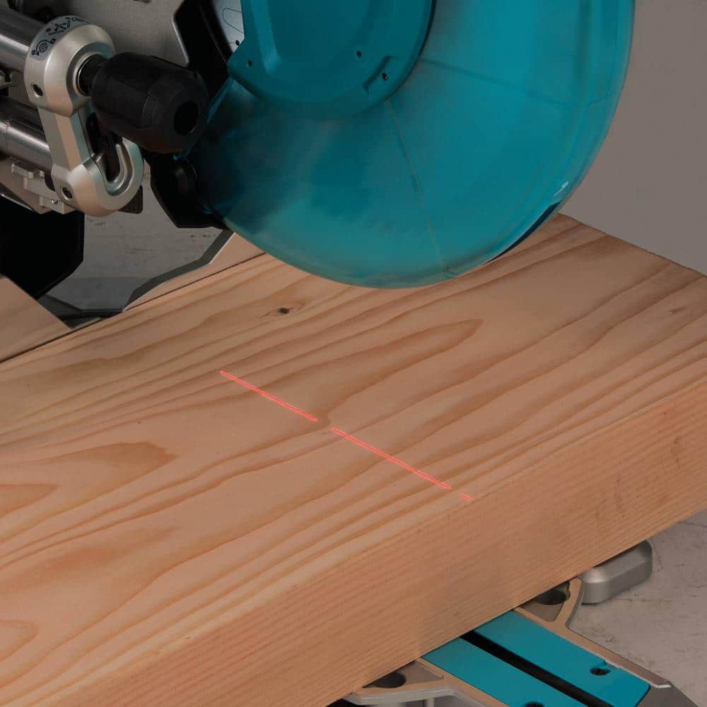 Makita 15 Amp 12 in. Dual-Bevel Sliding Compound Miter Saw with Laser - Image 14