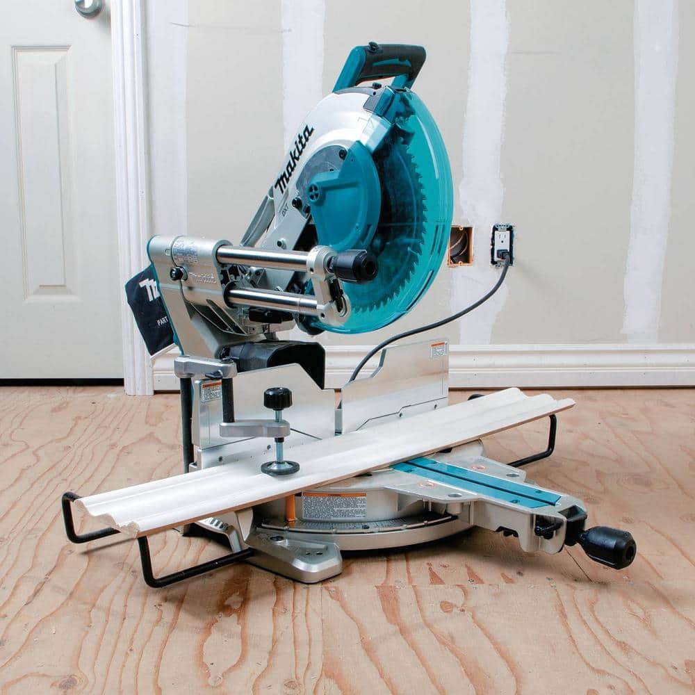 Makita 15 Amp 12 in. Dual-Bevel Sliding Compound Miter Saw with Laser - Image 3