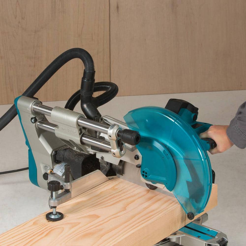 Makita 15 Amp 12 in. Dual-Bevel Sliding Compound Miter Saw with Laser - Image 8