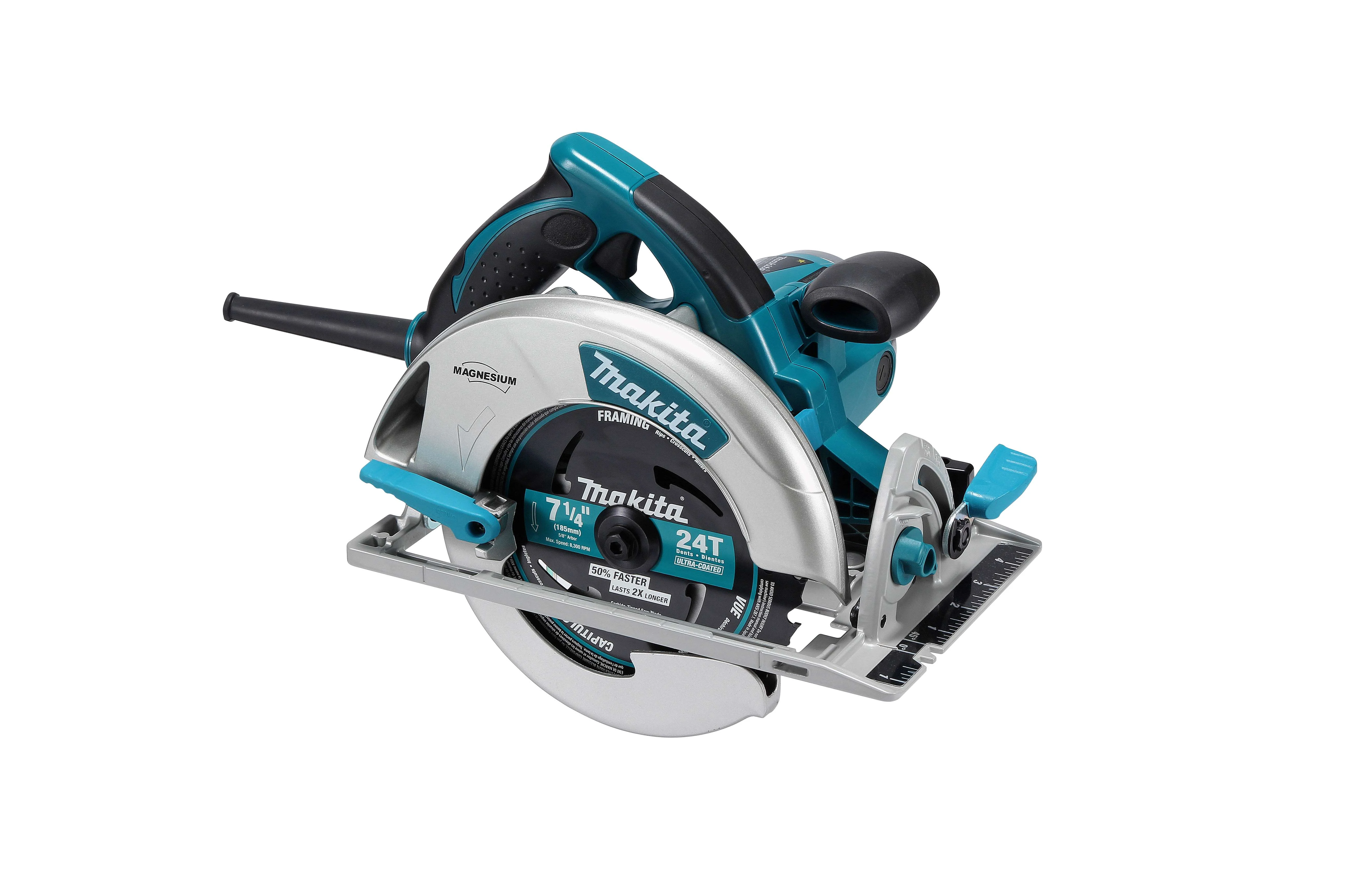 Makita 15 Amp 7-1/4 in. Corded Lightweight Magnesium Circular Saw with LED Light, Dust Blower, 24T Carbide blade, Hard Case - Image 17