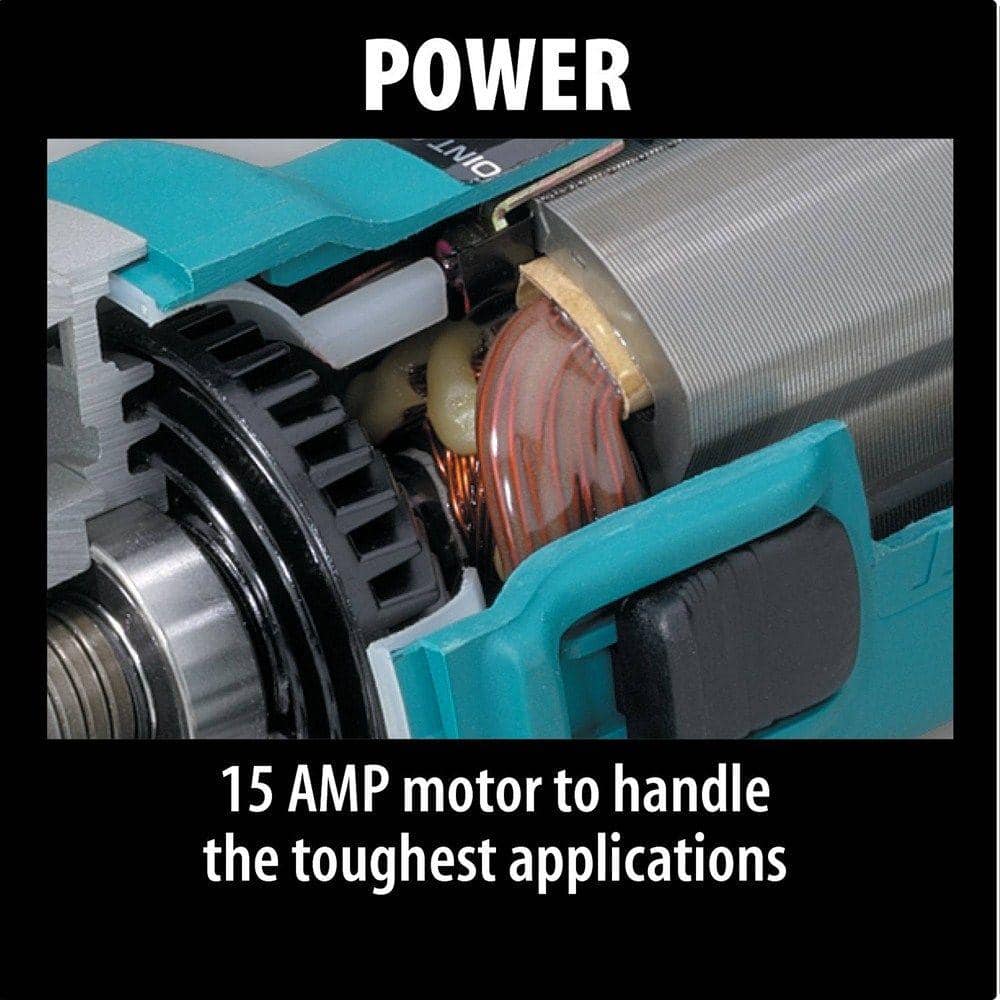 Makita 15 Amp 7 in. Corded Angle Grinder with Grinding wheel, Side handle and Wheel Guard - Image 12