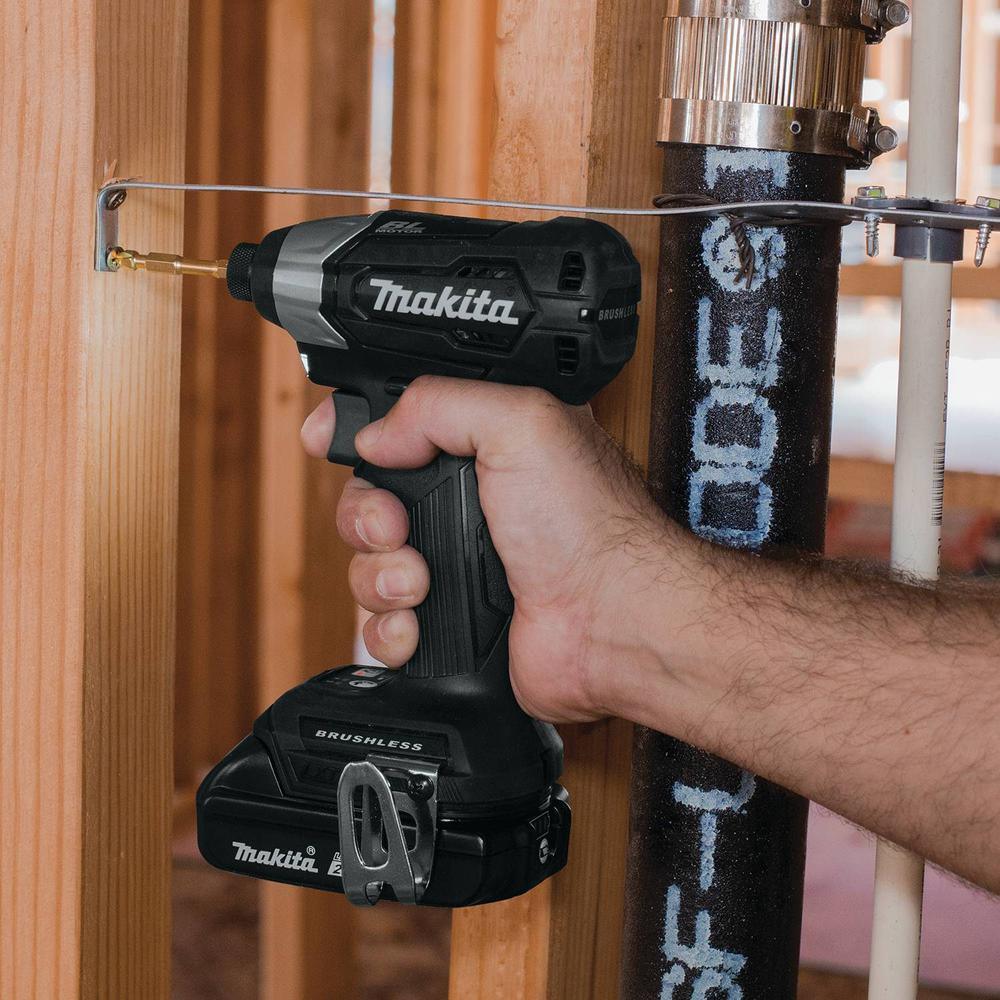 Makita 18-Volt 2.0Ah Lithium-Ion Sub-Compact Brushless Combo Kit (2-Piece) with Bonus 18-Volt 2.0Ah Compact Battery - Image 3