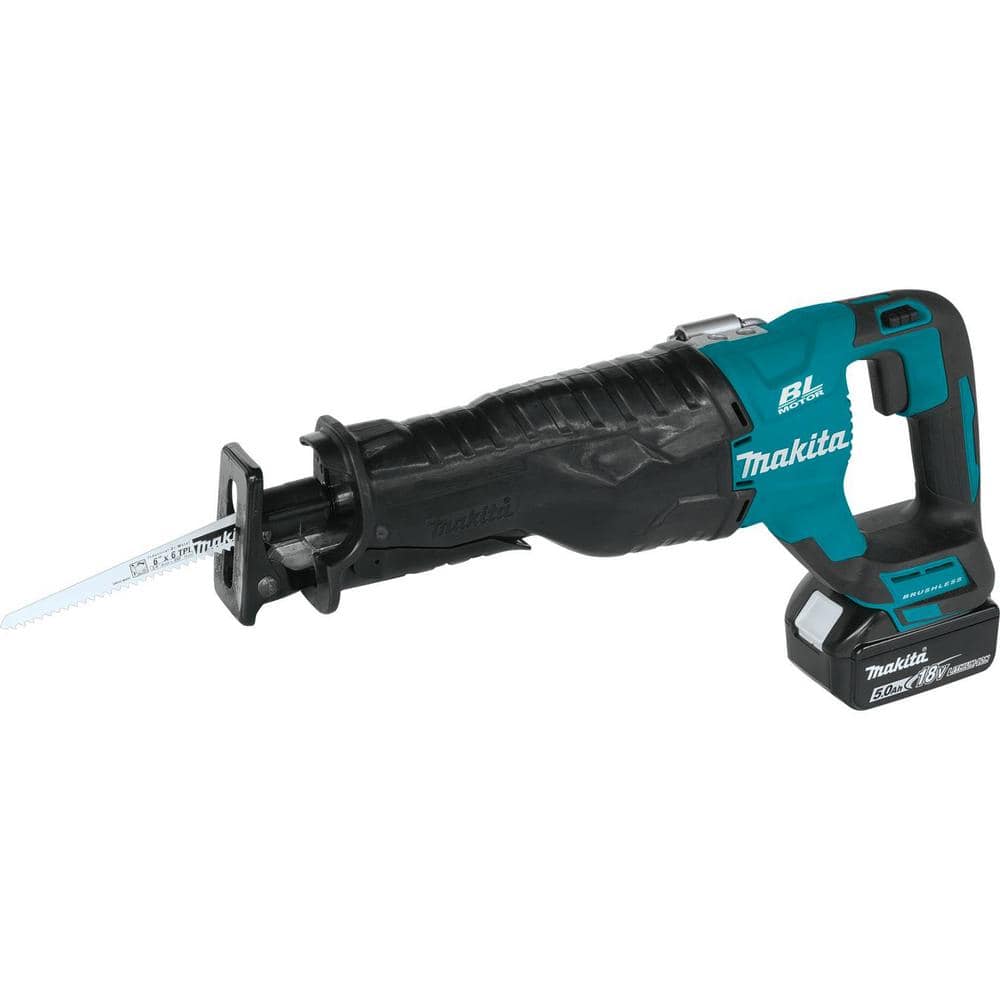 Makita 18-Volt LXT Brushless Cordless Recipro Saw Kit, 5.0Ah with Bonus 18V LXT 5.0Ah Battery Pack - Image 3