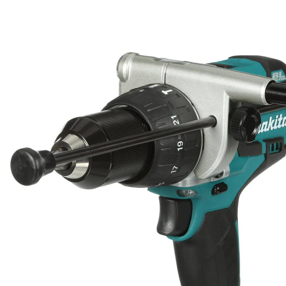 Makita 18-Volt LXT Lithium-Ion Brushless Cordless 1/2 in. XPT Hammer Drill/Driver (Tool-Only) - Image 8