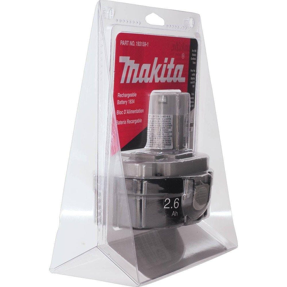Makita 18-Volt Ni-MH Battery, 2.6Ah (Model 1834 / 193159-1) - Image 2