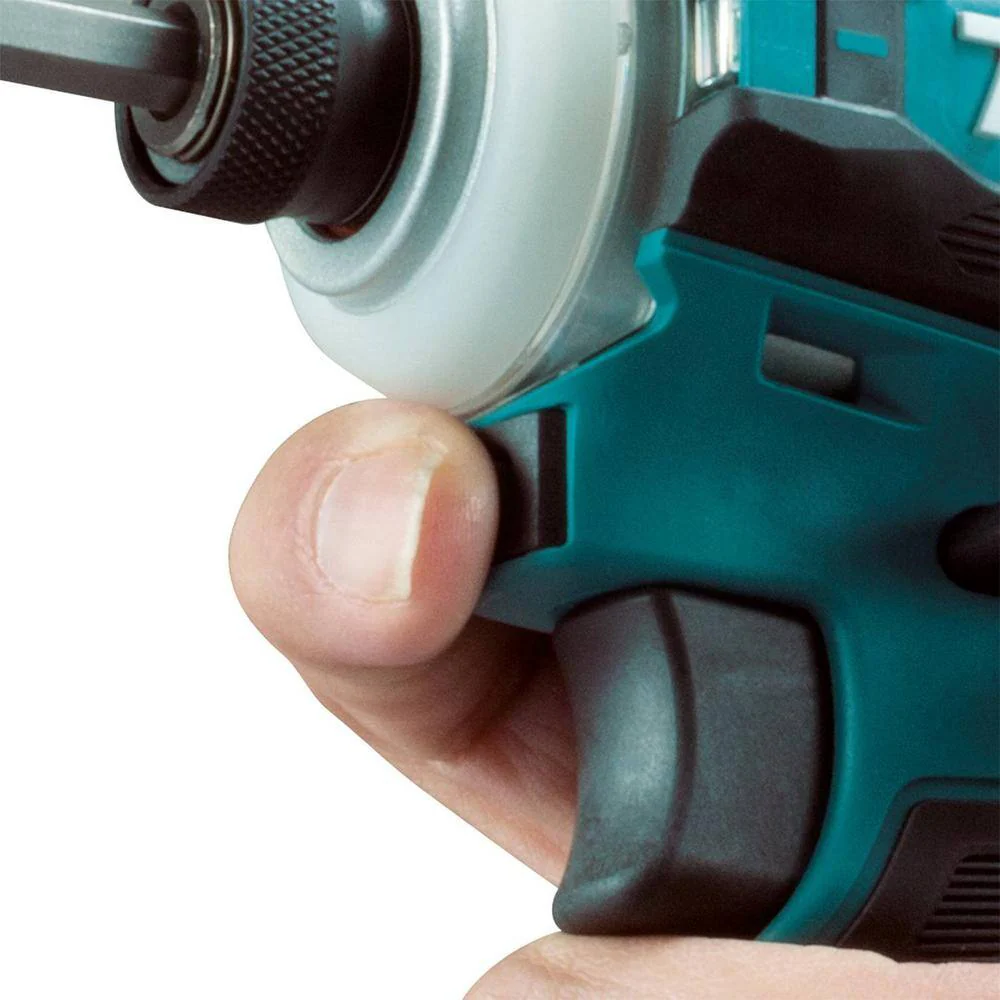 Makita 18V LXT 2.0Ah Lithium‑Ion Compact Brushless Cordless Impact Driver Kit with Quick‑Shift Mode, 4‑Speed (XDT19R) - Image 8