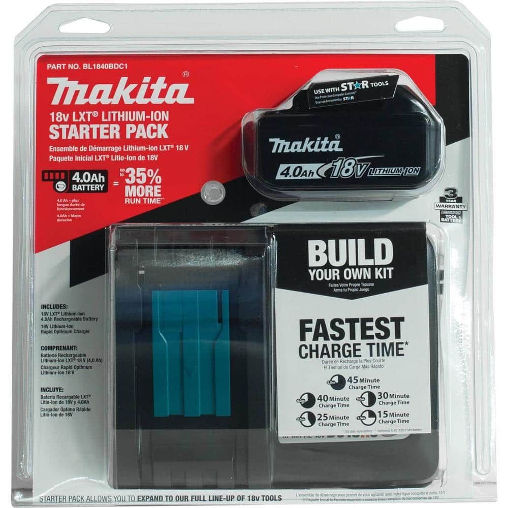 Makita 18V LXT 4.0Ah Battery & Rapid Optimum Charger Starter Pack with Bonus 18V LXT 5 in. Random Orbit Sander - Image 7