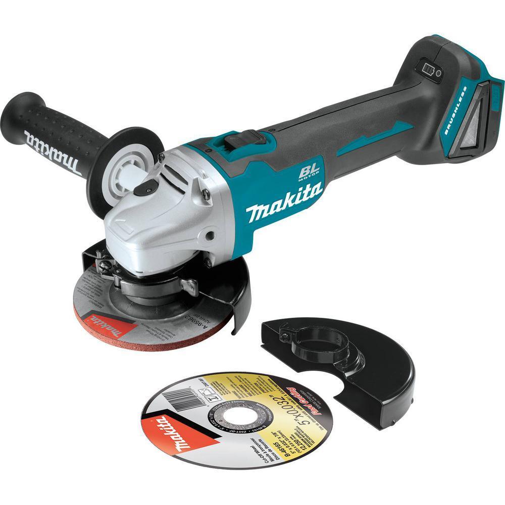 Makita 18V LXT Brushless 2‑Pc Combo Kit (XT268T) 5.0Ah with Bonus 18V LXT 5.0Ah Battery and 18V LXT Brushless Cut‑Off/Angle Grinder - Image 4
