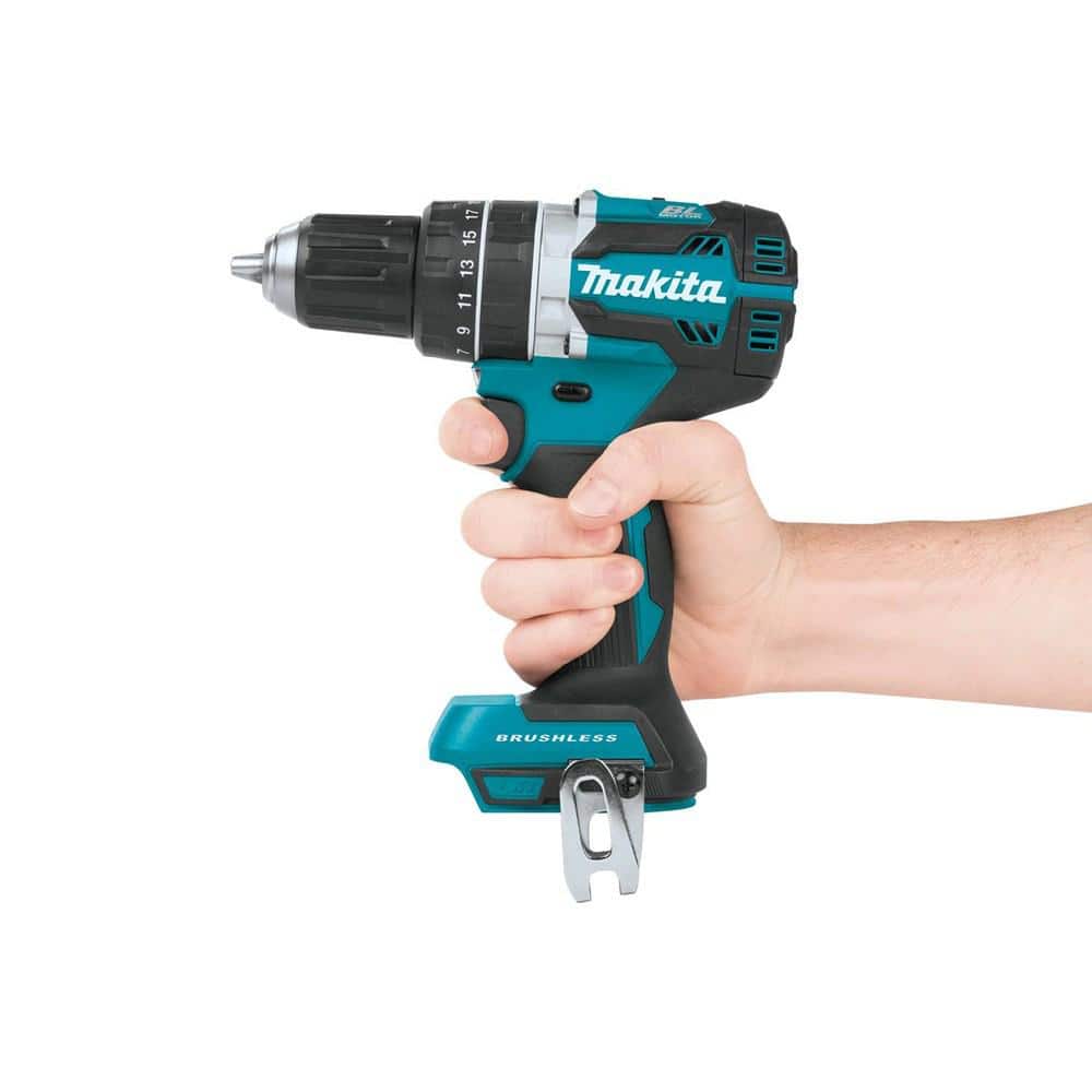 Makita 18V LXT Lithium‑Ion 1/2 in. Brushless Cordless Hammer Driver‑Drill, Tool Only (XPH12Z) - Image 2