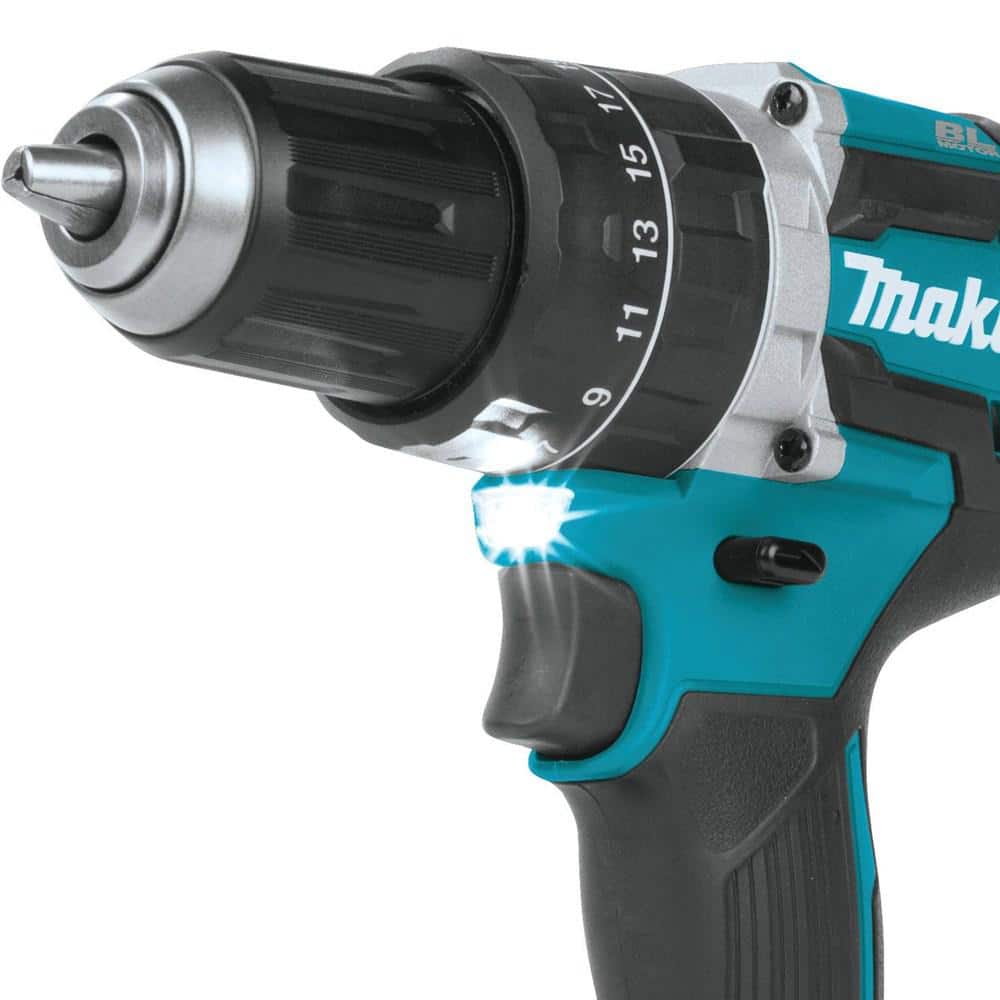 Makita 18V LXT Lithium‑Ion 1/2 in. Brushless Cordless Hammer Driver‑Drill, Tool Only (XPH12Z) - Image 4