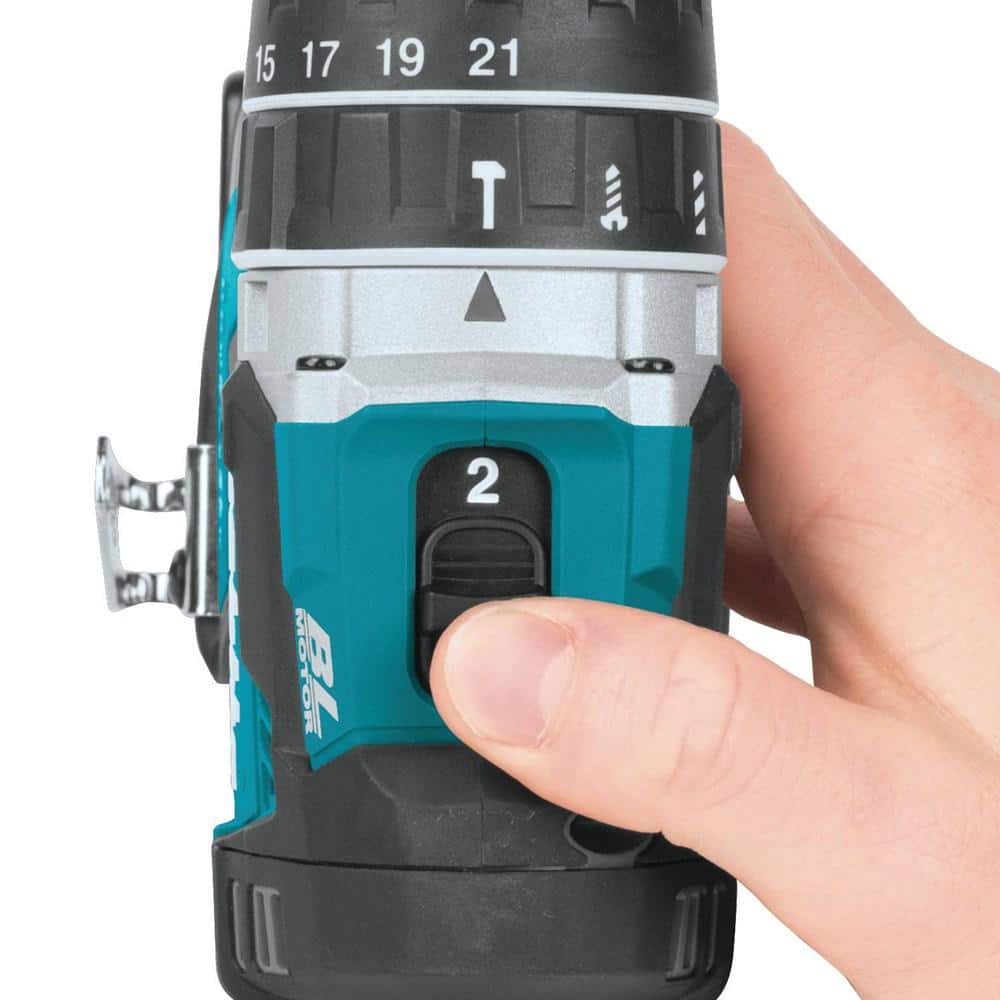 Makita 18V LXT Lithium‑Ion 1/2 in. Brushless Cordless Hammer Driver‑Drill, Tool Only (XPH12Z) - Image 6