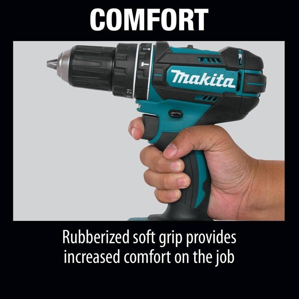 Makita 18V LXT Lithium-Ion 1/2 in. Cordless Hammer Driver-Drill (Tool-Only) - Image 7