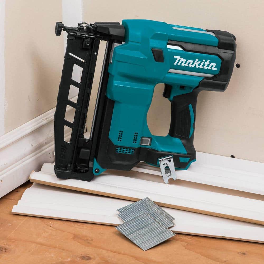 Makita 18V LXT Lithium-Ion 16-Gauge Cordless 2-1/2 in. Straight Finish Nailer (Tool Only) - Image 4