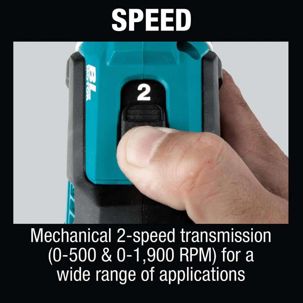 Makita 18V LXT Lithium-Ion Brushless Cordless 1/2 in. Driver-Drill Kit, 3.0Ah - Image 11