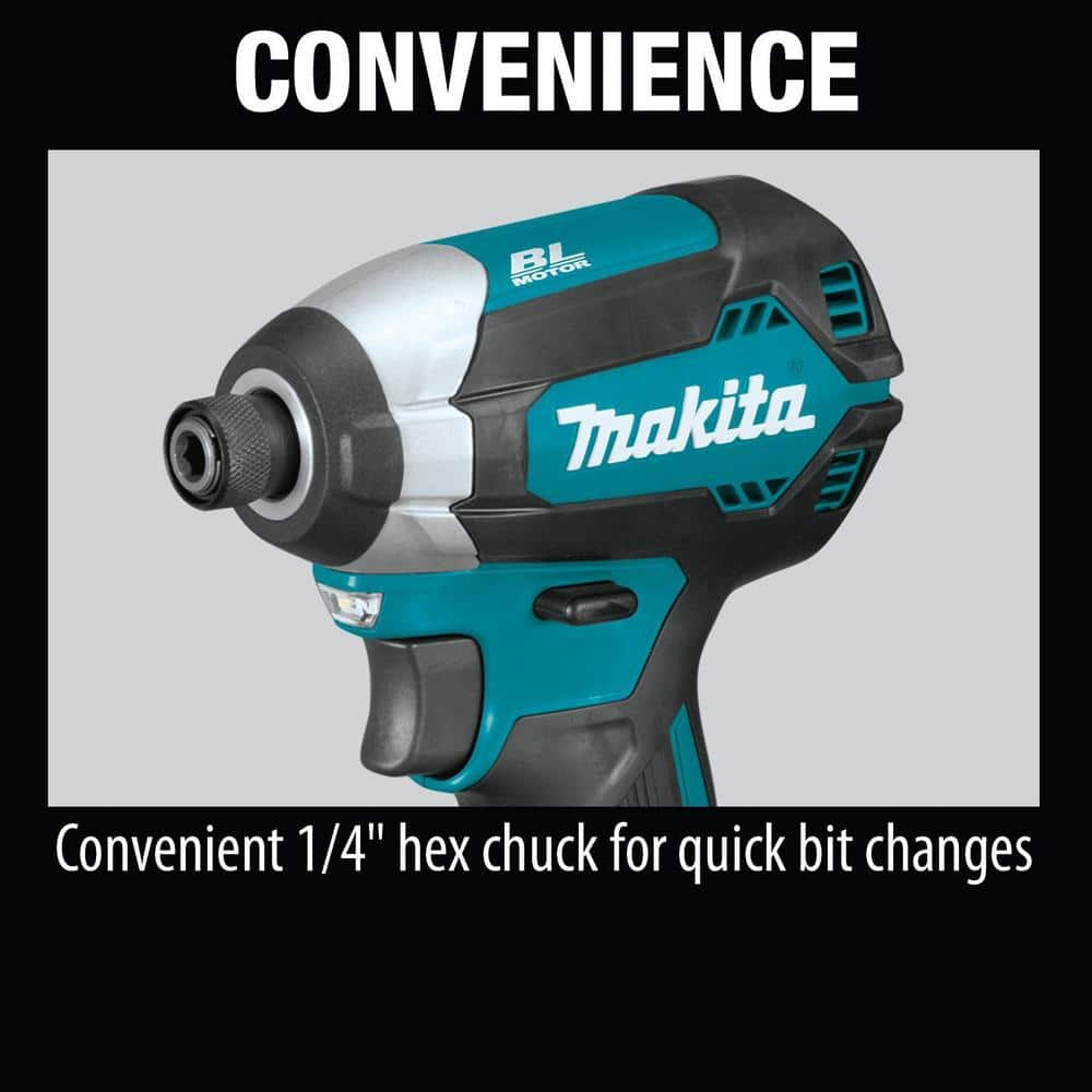 Makita 18V LXT Lithium-ion Brushless Cordless 2-Piece Combo Kit 3.0Ah Driver-Drill/ Impact Driver - Image 10