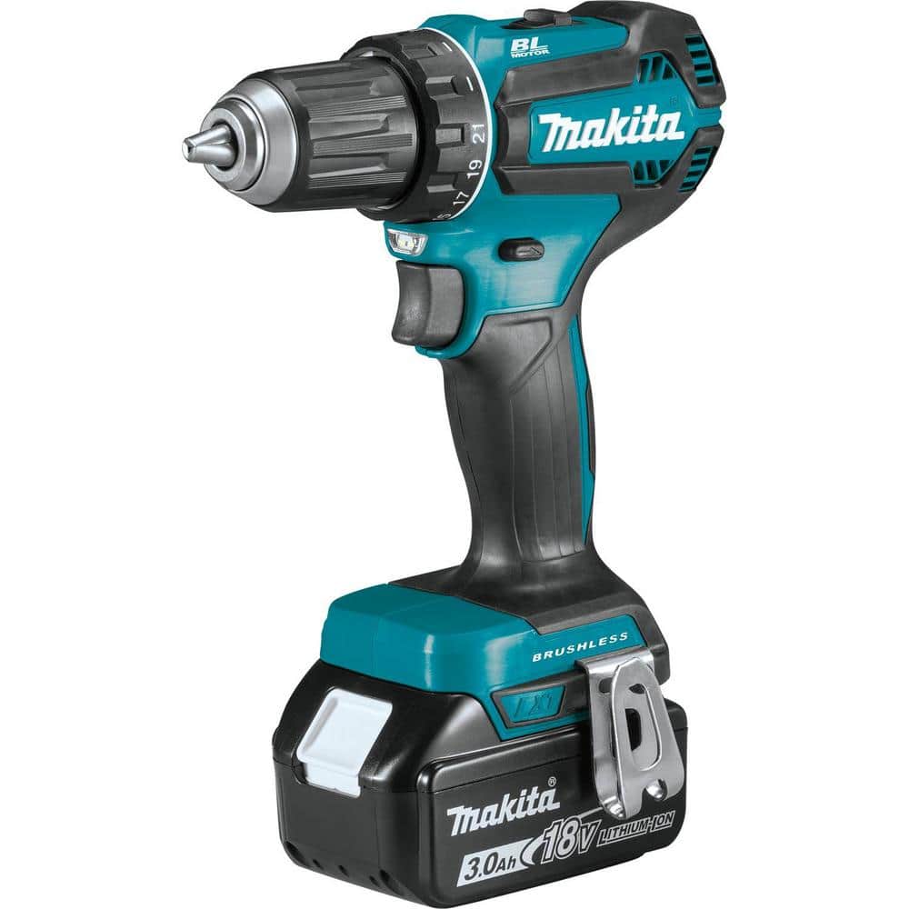 Makita 18V LXT Lithium-ion Brushless Cordless 2-Piece Combo Kit 3.0Ah Driver-Drill/ Impact Driver - Image 13
