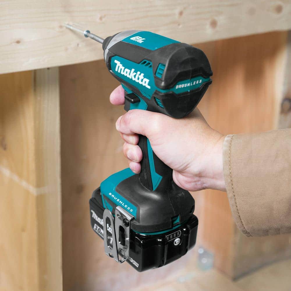Makita 18V LXT Lithium-ion Brushless Cordless 2-Piece Combo Kit 3.0Ah Driver-Drill/ Impact Driver - Image 3