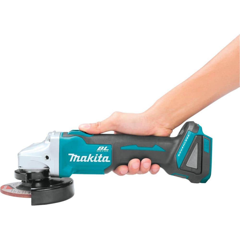 Makita 18V LXT Lithium-Ion Brushless Cordless 4-1/2 in./5 in. Cut-Off/Angle Grinder (Tool-Only) - Image 3