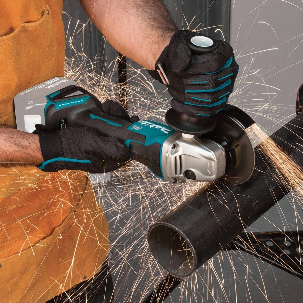 Makita 18V LXT Lithium‑Ion Brushless Cordless 4-1/2 in./5 in. Paddle Switch Cut‑Off/Angle Grinder (Tool‑Only) - Image 5