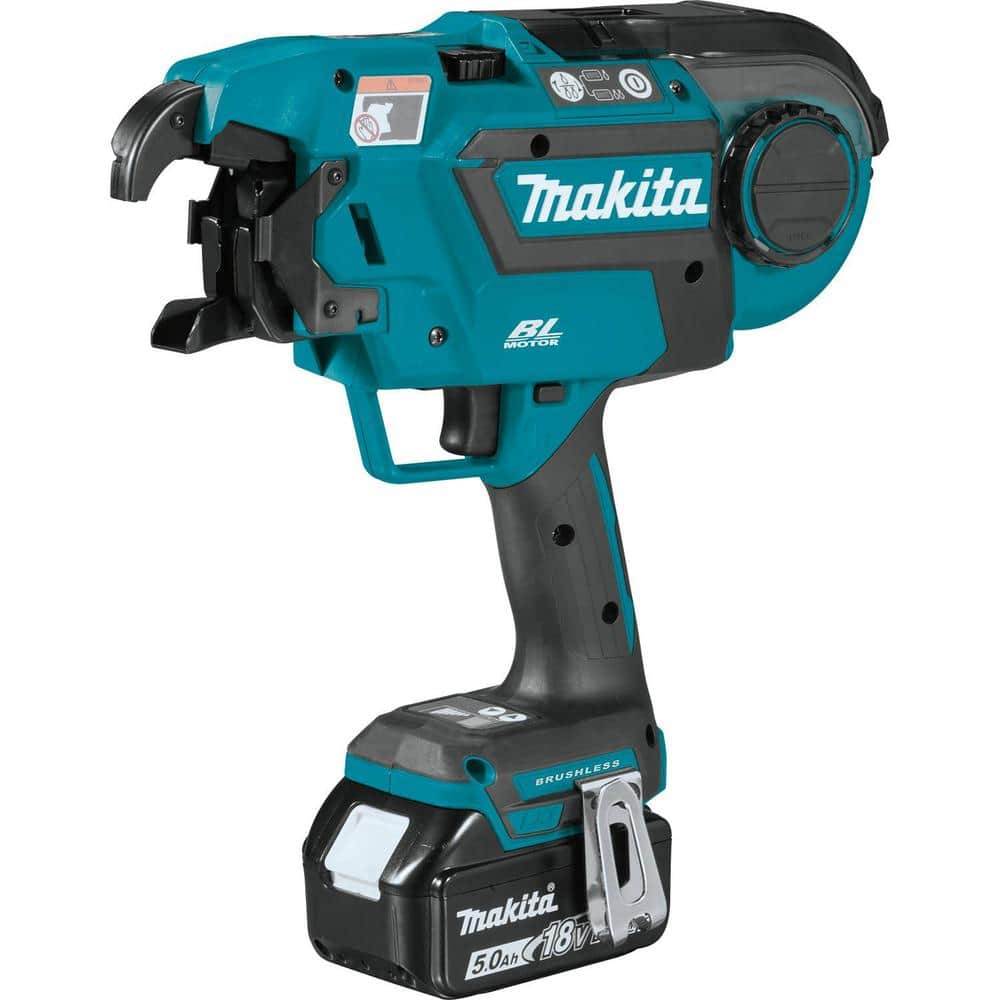 Makita 18V LXT Lithium-Ion Brushless Cordless Rebar Tying Tool Kit (5.0 Ah) - Image 10