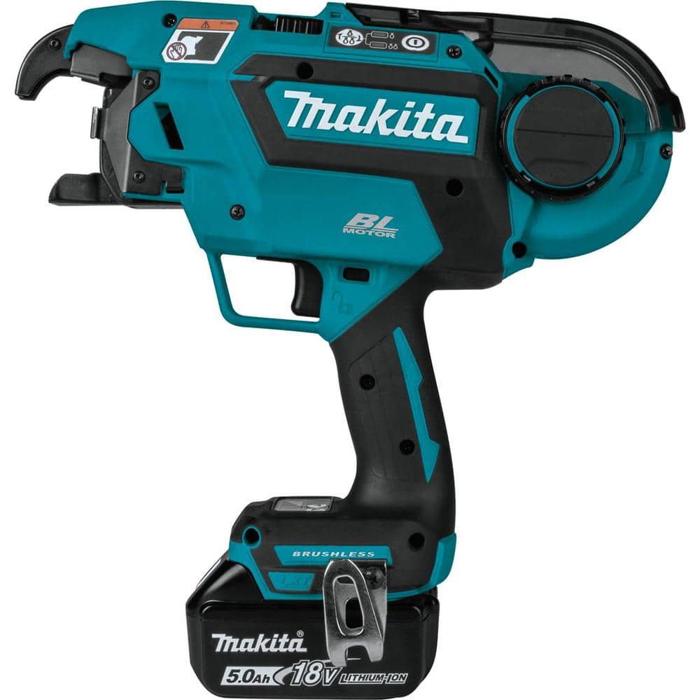 Makita 18V LXT Lithium-Ion Brushless Cordless Rebar Tying Tool Kit (5.0 Ah) - Image 11