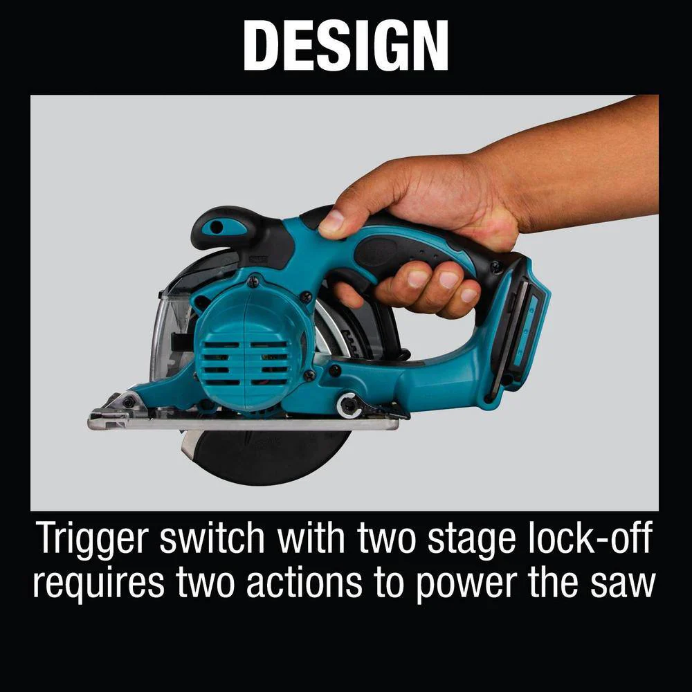 Makita 18V LXT Lithium‑Ion Cordless 5-3/8 in. Metal Cutting Saw with Electric Brake & Chip Collector (Tool‑Only) - Image 8